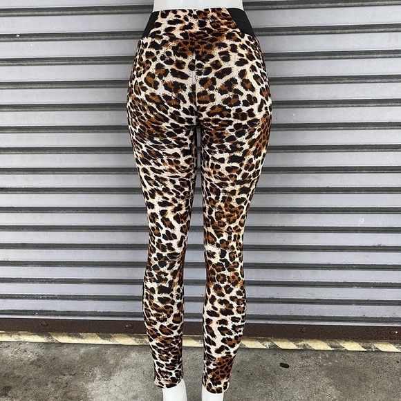Soho Girls Animal Print Pants One Size Fits All - Picture 12 of 12